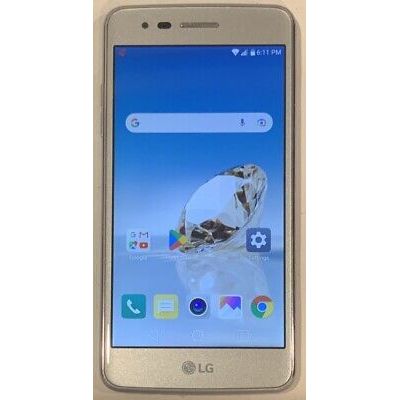 LG Aristo MS210 16GB White MetroPCS Smartphone - Unlocked Android Cell Phone for Metro by T-Mobile, Perfect for Streaming & Social Media