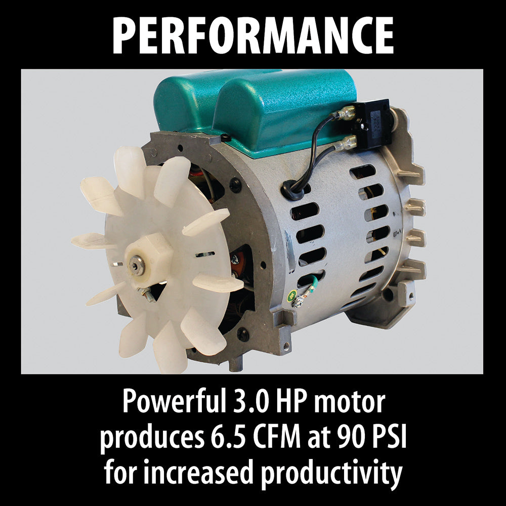 Makita MAC5200 3.0 HP Big Bore Air Compressor with Cast Iron Roll Cage - Powerful & Durable for Construction, Woodworking, and Automotive Repair