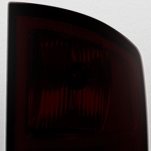 AKKON Dark Red Tail Lights + Smoked LED 3rd Brake Cargo Lamps for 2003-2006 Dodge Ram 1500/2500/3500 Truck - Upgrade Your Ride with Stylish & Durable Lighting for Night Driving & Enhanced Safety
