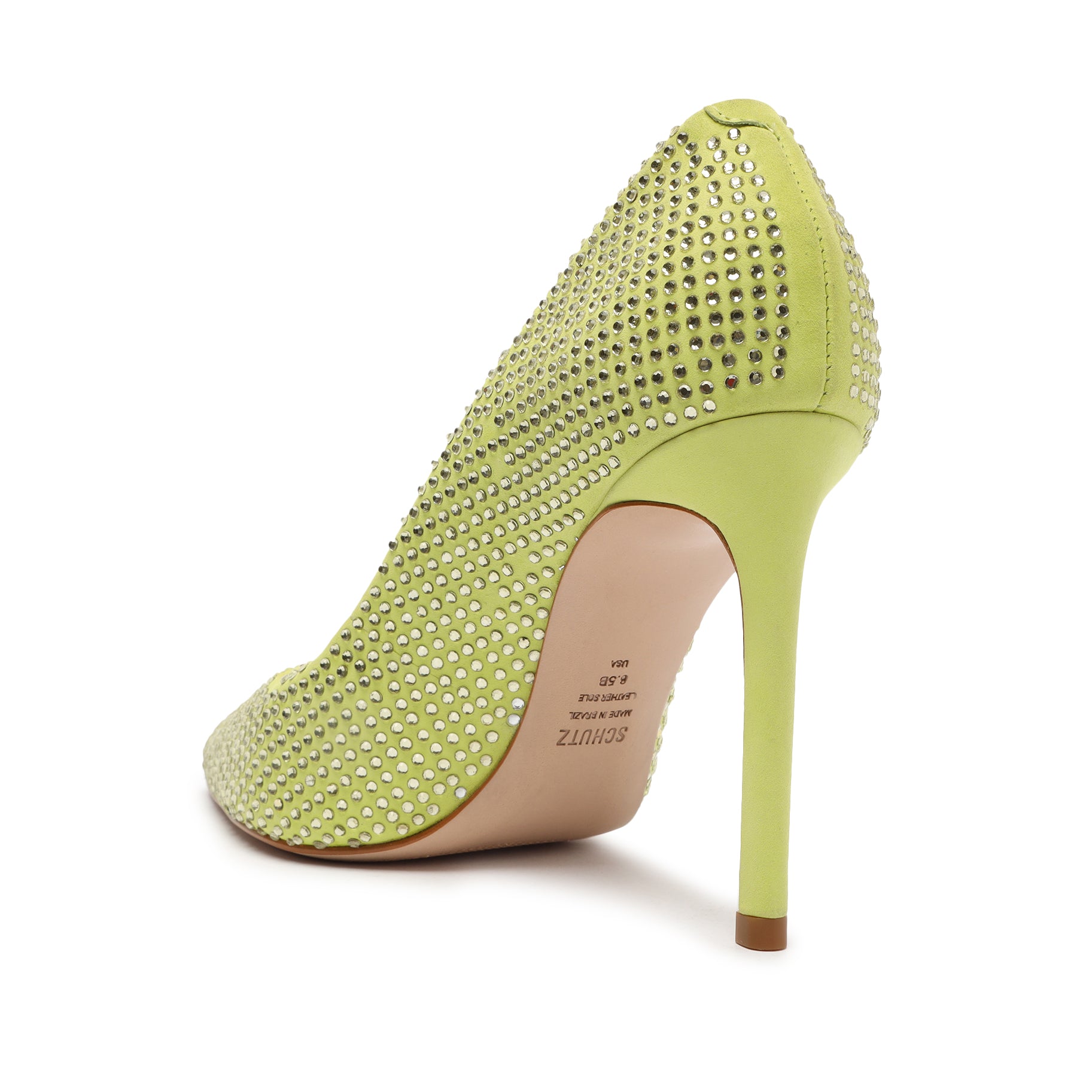 Lou Crystal Nubuck Pump Women's Dress Shoes - Elegant High Heels for Weddings, Parties & Office Wear | Comfortable & Stylish Women's Formal Shoes