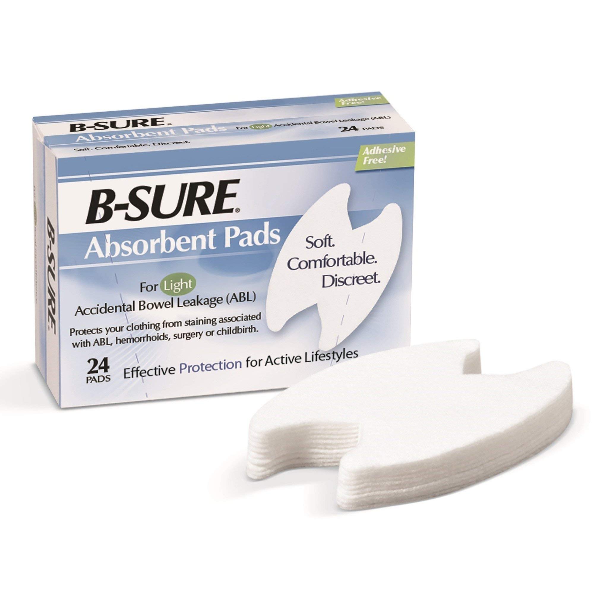 B-Sure Heavy Absorbency Incontinence Liners for Adults - Unisex Disposable Underwear Pads (Case of 288) - Ideal for Overnight Protection & Active Lifestyles