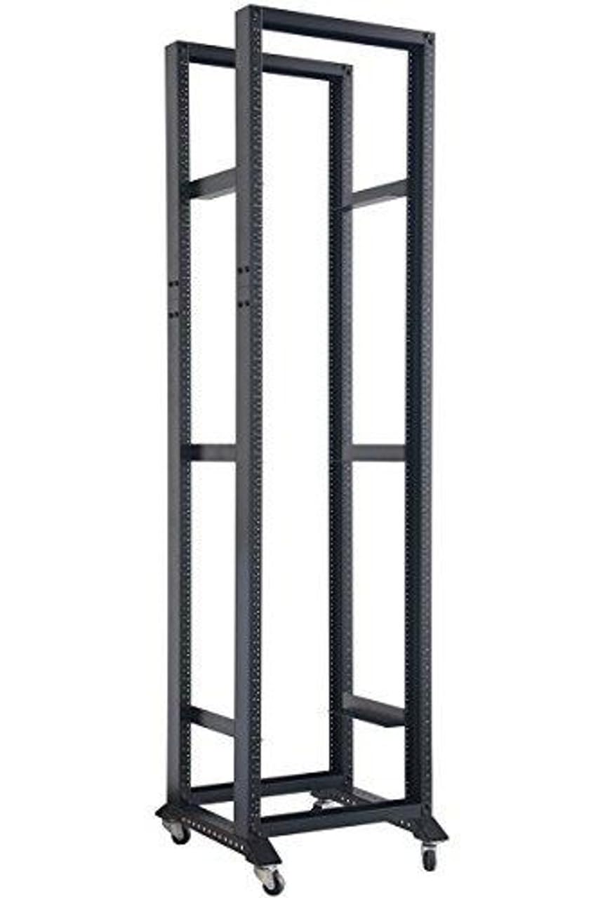 42U 4 Post Open Frame Server Rack - 19 Inch Data Network & Audio Equipment Rack (31 Inch Depth) - Ideal for Data Centers, IT Rooms & Home Studios