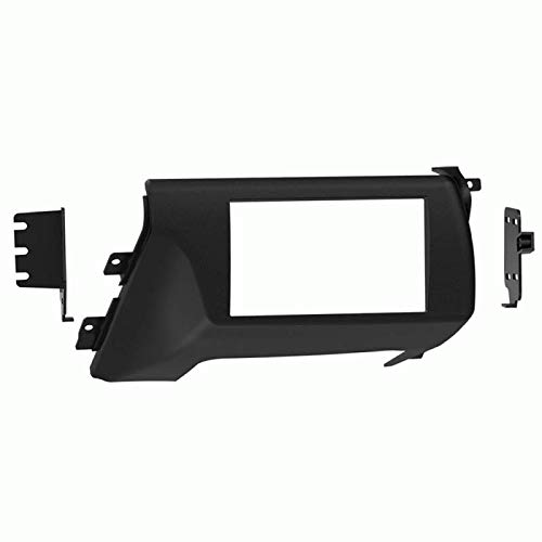 Universal Double DIN Car Stereo Dash Kit - Compatible with 1993-1996 Chevy Camaro | Black Trim Bezel for Aftermarket Radio Installation | Perfect for Car Audio Upgrades & Custom Installations