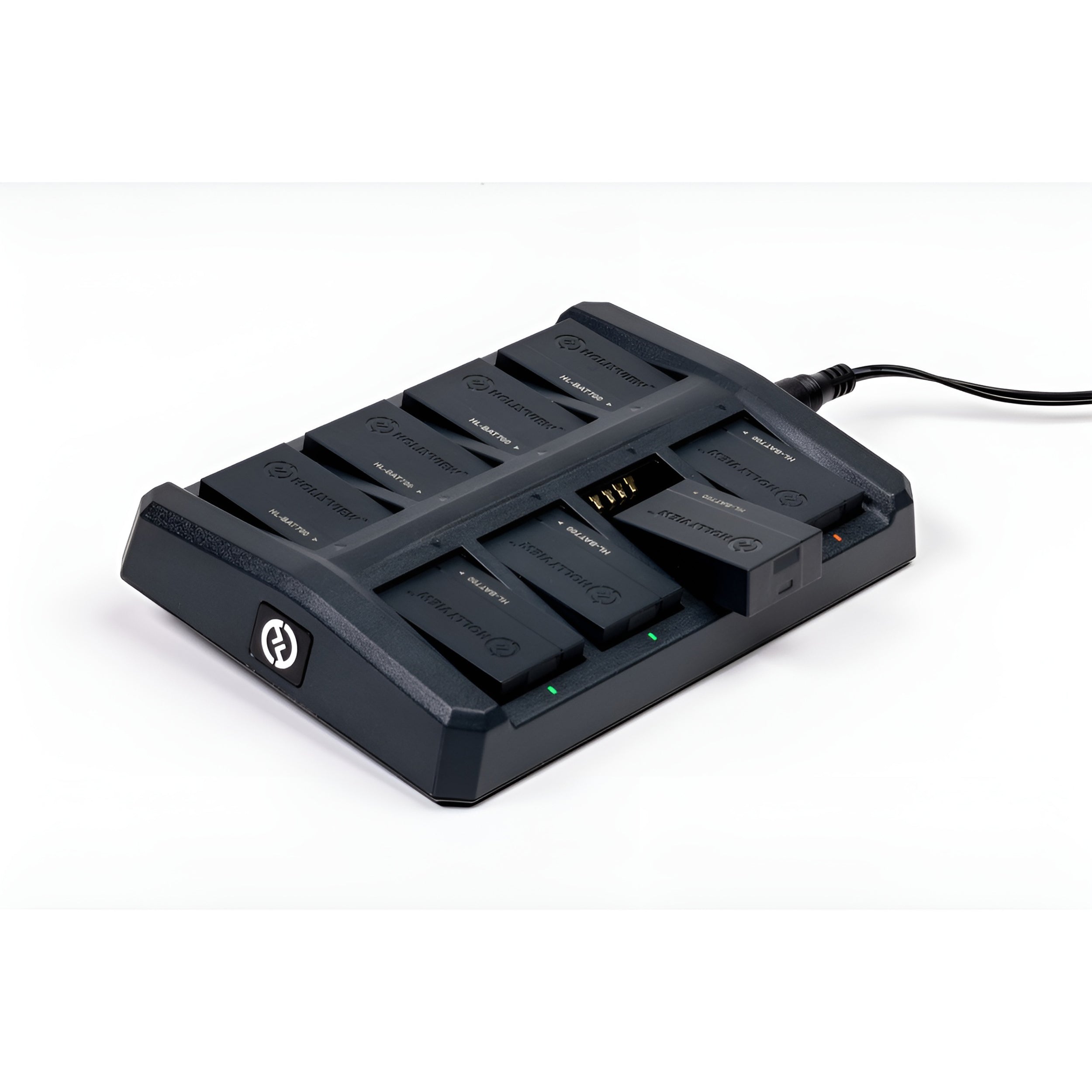 Hollyland HL C1PRO CH08 Solidcom C1 PRO 8 Slot Battery Charger - Fast Charging for Camera Batteries - Perfect for Photography, Videography & Travel Use