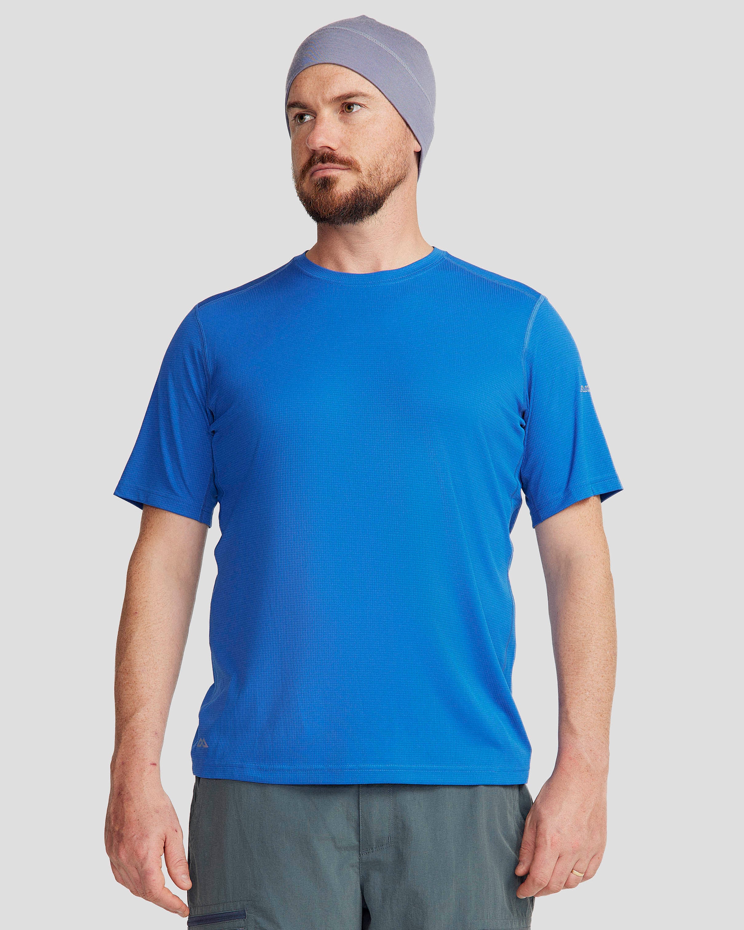 Men's Seeker T-Shirt in Peak Blue - Comfortable Casual Wear for Outdoor Adventures & Everyday Use
