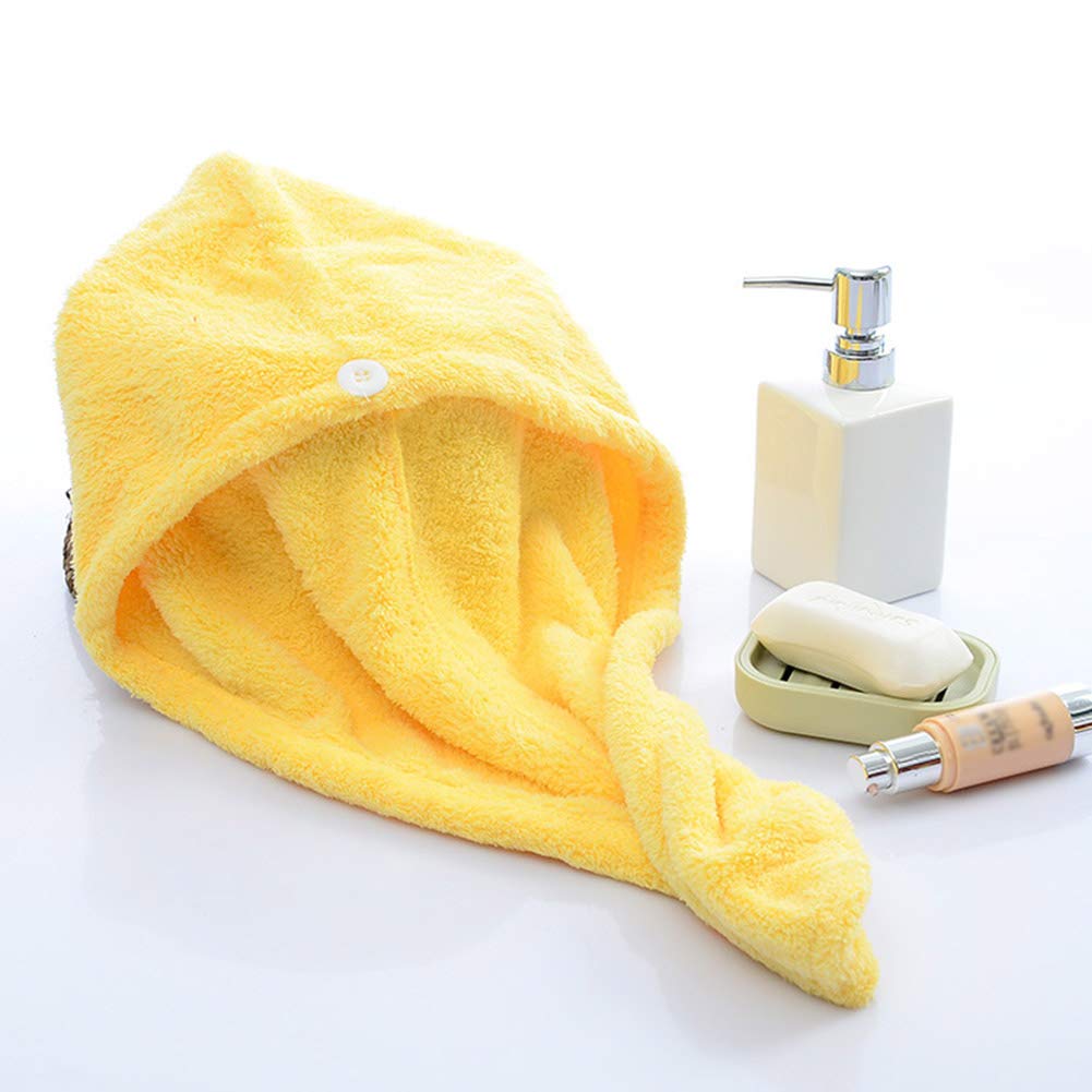 Valcatch Quick-Dry Shower Cap for Women - Coral Fleece Bath Hair Towel Hat, Soft & Absorbent Hair Wrap for Showering, Swimming & Salon Use