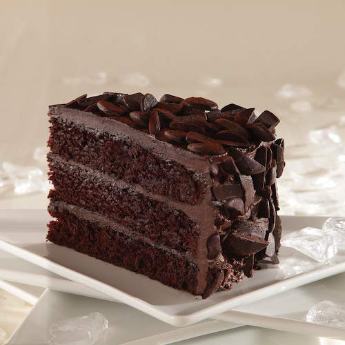 Sweet Street 3 Layer Chocolate Thunder Cake - Rich & Moist Chocolate Fudge Cake (1 Count) - Perfect for Birthday Parties, Anniversary Celebrations & Holiday Desserts