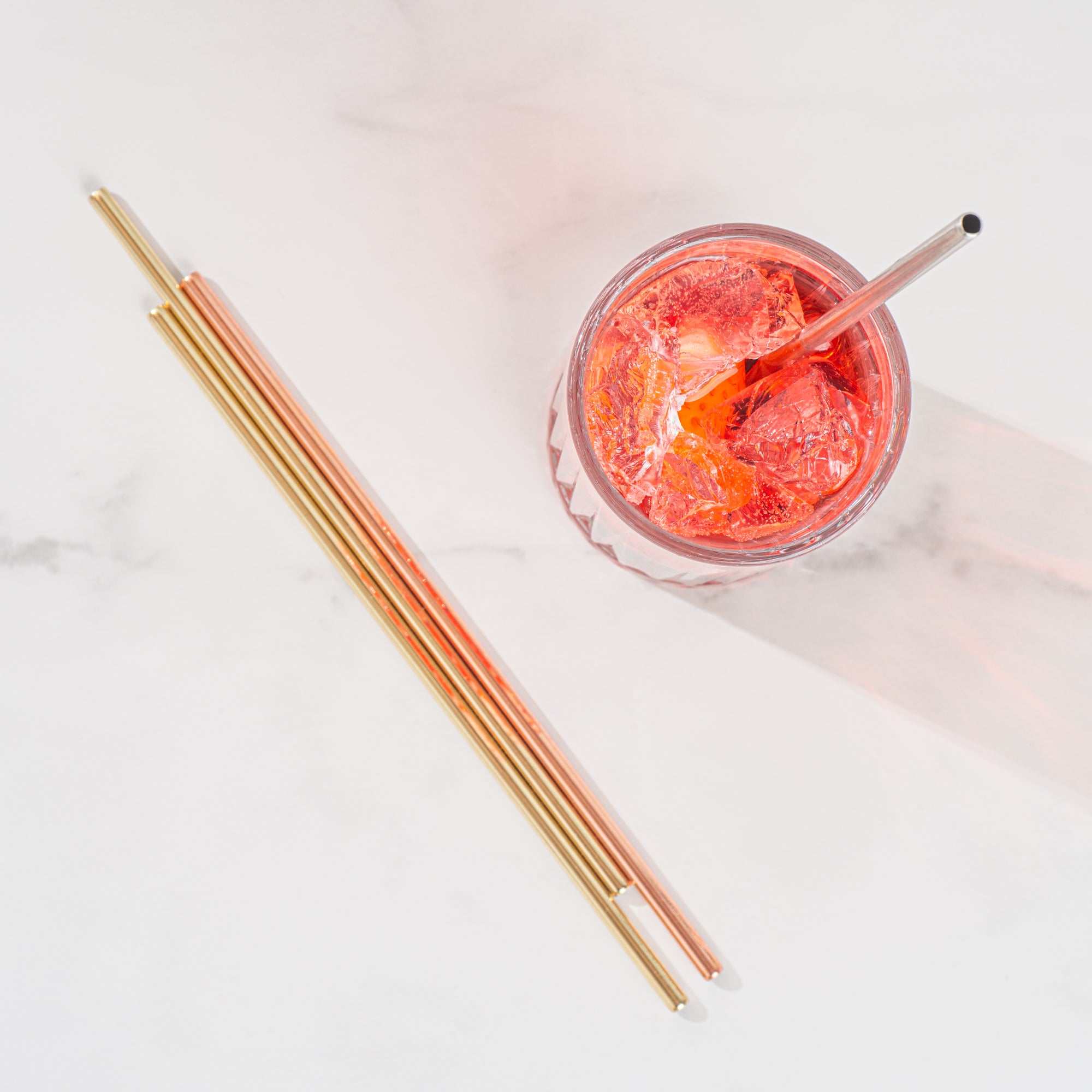 Premium Bar Lux Stainless Steel Straws - 7.5