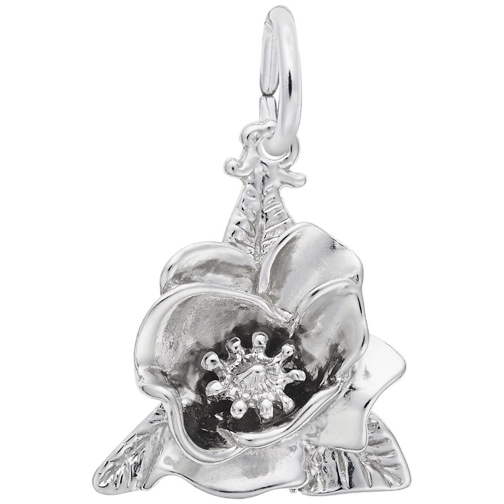 Magnolia Charm - Elegant Jewelry Charms for Bracelets & Necklaces - Perfect for DIY Jewelry Making, Gifts & Fashion Accessories
