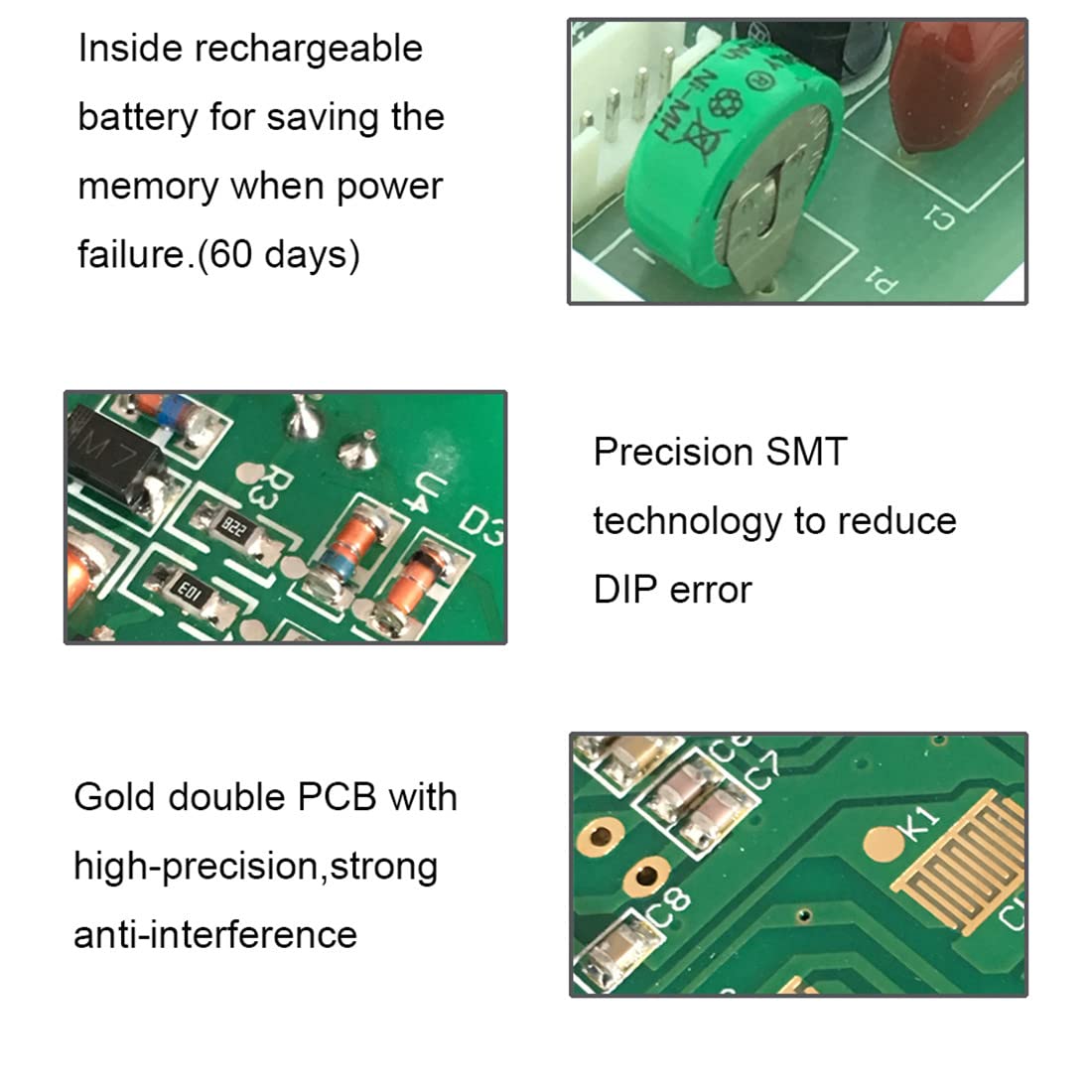 CN101S 1 Second Interval 5VDC Digital LCD Timer Switch - 7 Days Weekly Programmable Time Relay with LCD Display for Home Automation, Aquarium, Grow Lights & Industrial Control (5V)