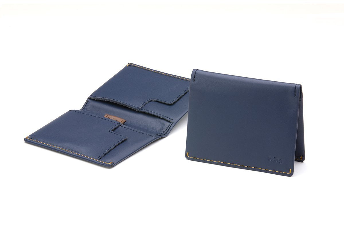 Bellroy Slim Sleeve Wallet - Ultra Thin Minimalist RFID Blocking Leather Wallet for Men - Perfect for Everyday Carry, Travel & Business Use
