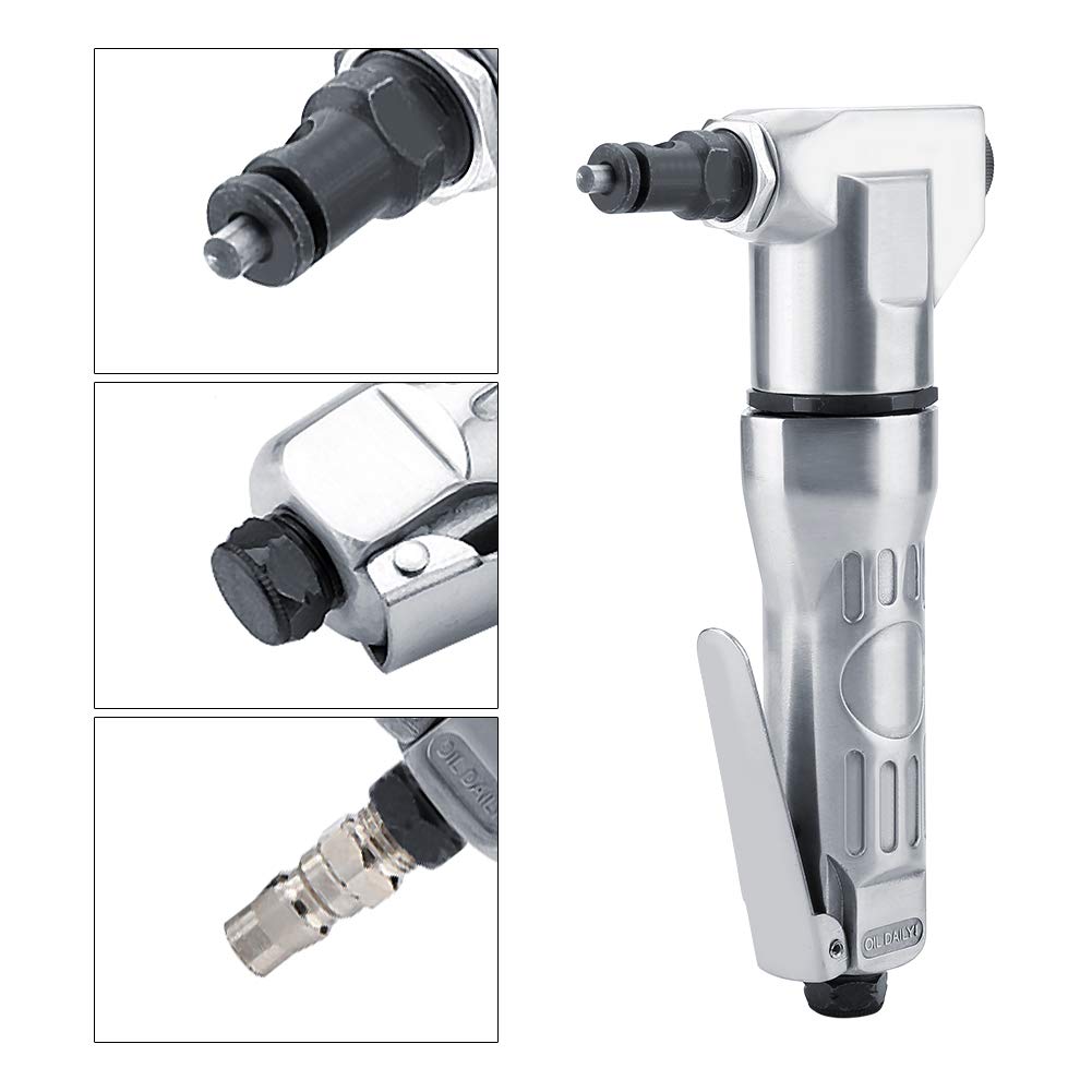 Air Nibbler Metal Cutter - High Hardness Blade Pneumatic Shears | 2800 RPM Handheld Cutting Tool for Sheet Metal, HVAC & Automotive Repair
