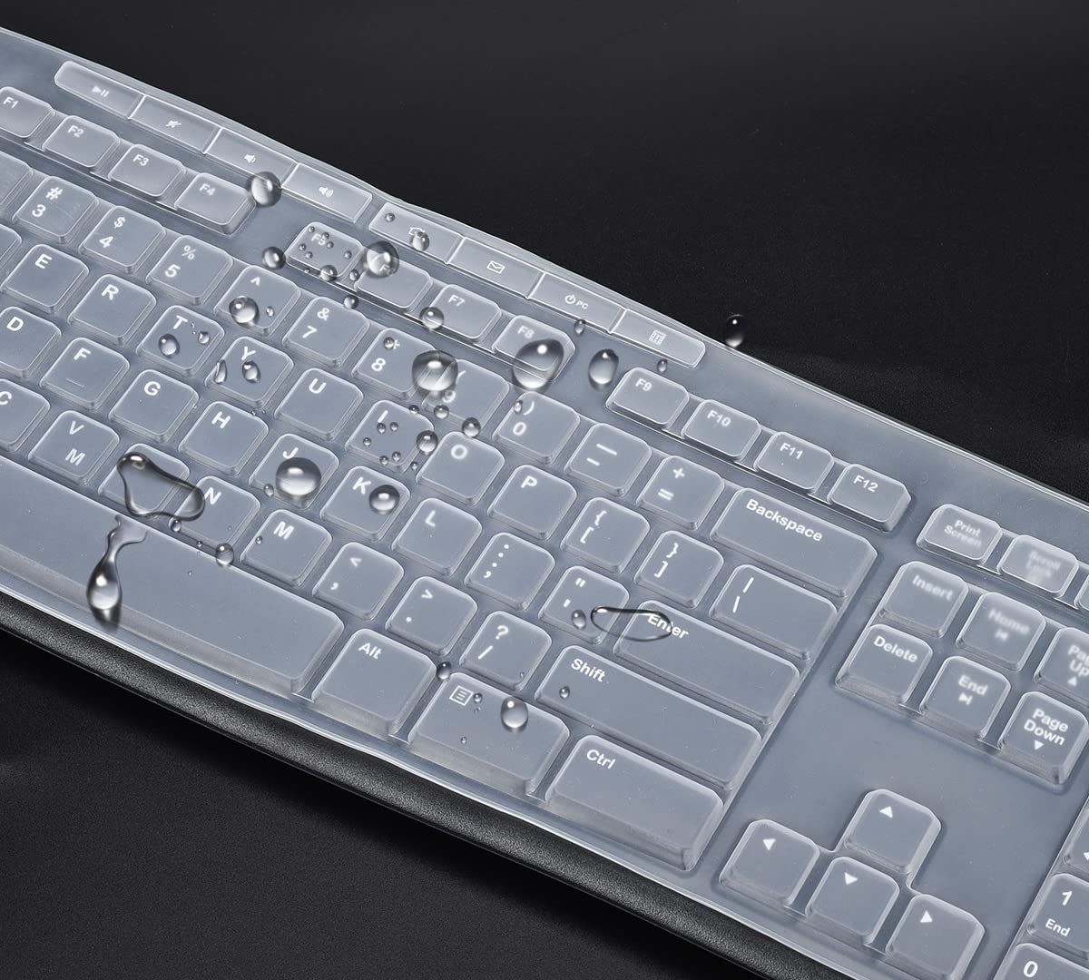 Logitech MK295 MK270 K270 Keyboard Cover - Clear Skin Protector for Office & Home Use