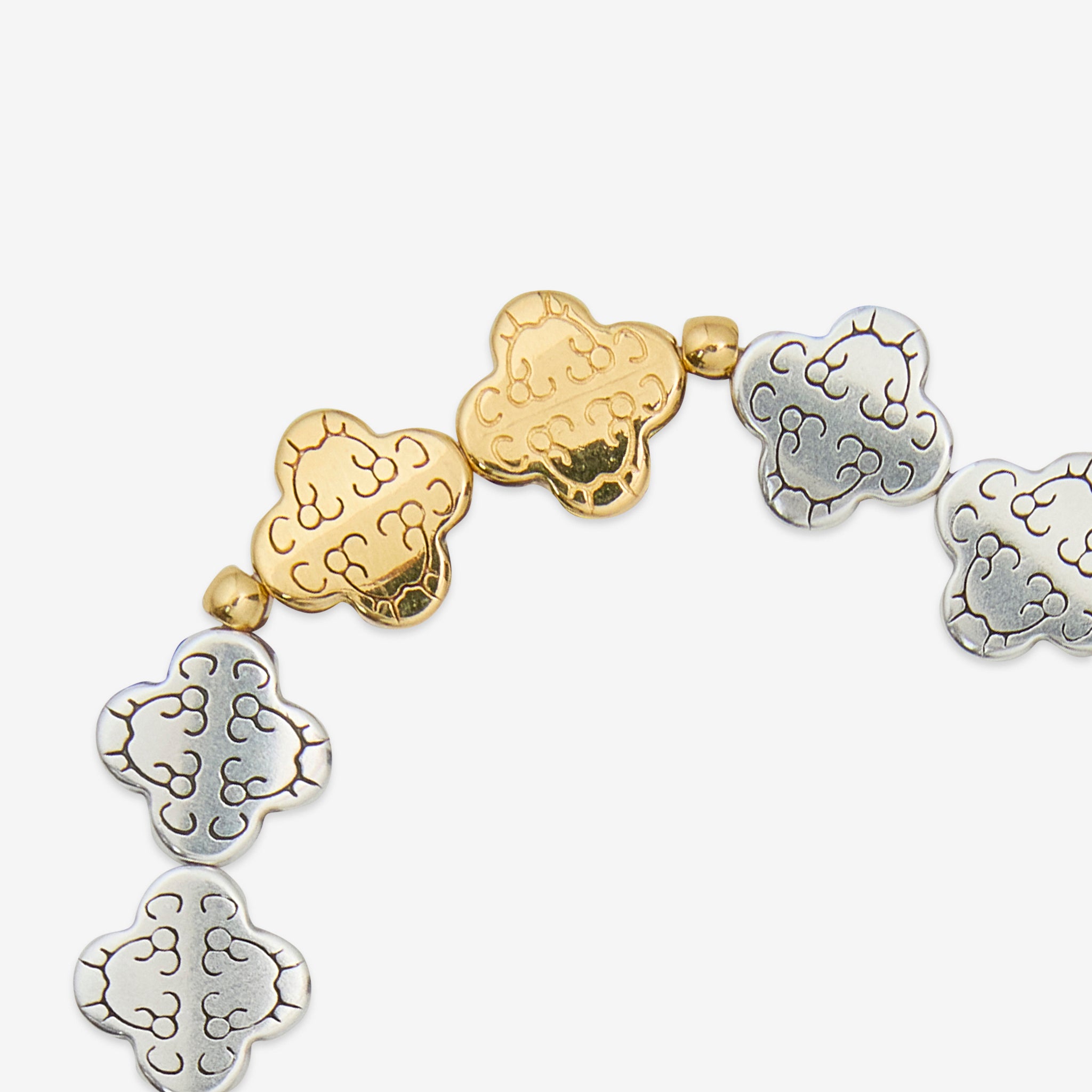 Edition No. 1 Silver & Gold Bracelet - Elegant Jewelry for Women, Perfect for Parties, Weddings & Everyday Wear