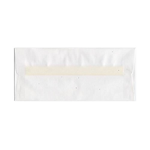 JAM PAPER #10 Translucent Vellum Business Envelopes - 4 1/8 x 9 1/2 Inches - Raindrops Design - Pack of 1000 Bulk Envelopes - Perfect for Wedding Invitations, Greeting Cards & Office Documents