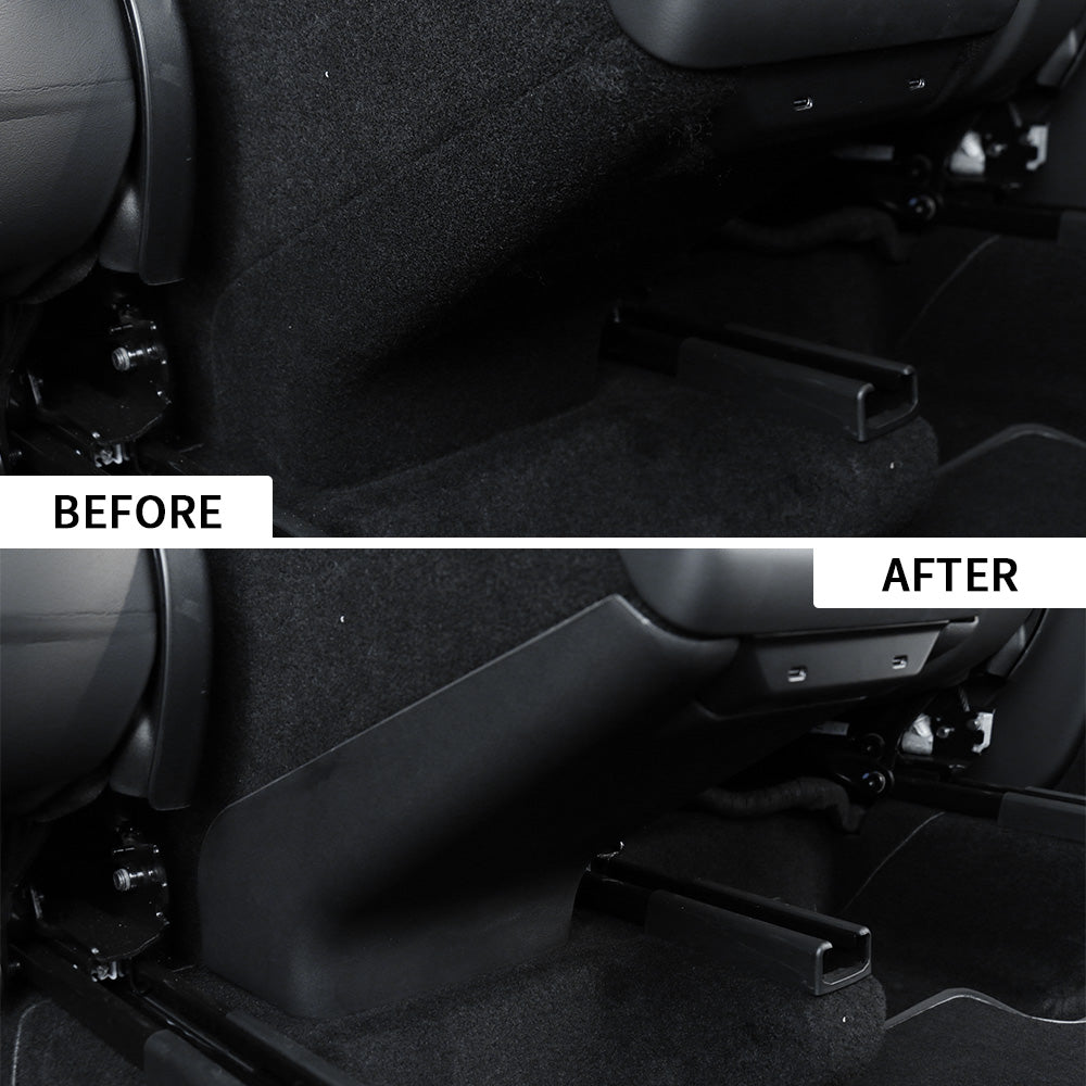 Premium TPE Anti-Kick Interior Protector for 2024+ Tesla Model 3 & 2025+ Model Y Juniper — Custom Fit Rear Center Console Cover | Durable Floor Mat Protector for Tesla Cars | Perfect for Family, Road Trips & Daily Commute