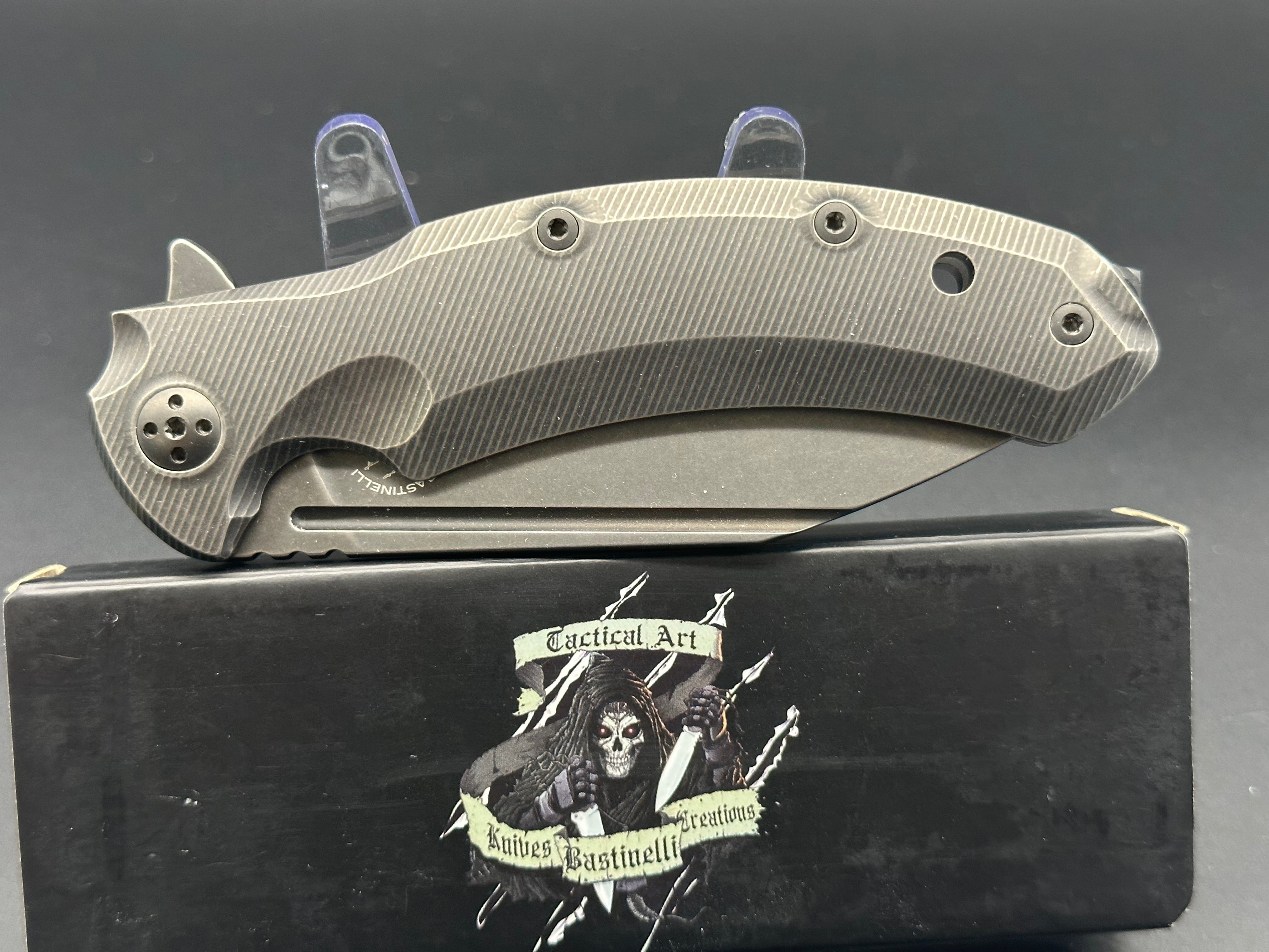 Bastinelli 212 Trigger Folding Knife - High-Quality Tactical Pocket Knife for Outdoor, Camping, Hunting & EDC Use