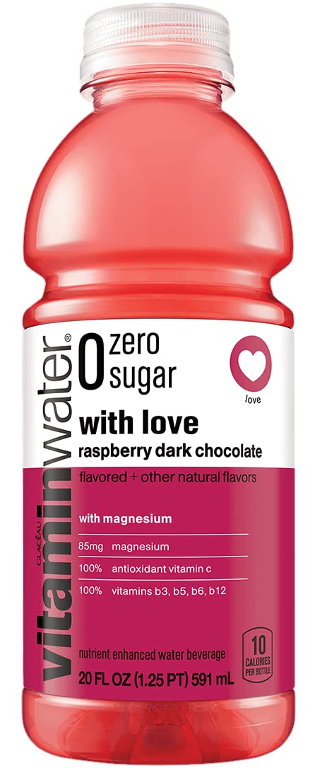 WESTERNMBY Vitamin Water ZERO Sugar Variety Pack - 12 Bottles (20 fl oz) | XXX, Rise, Gutsy, Shine, Squeezed Flavors | Sugar-Free Hydration for Fitness, Workouts & Active Lifestyle