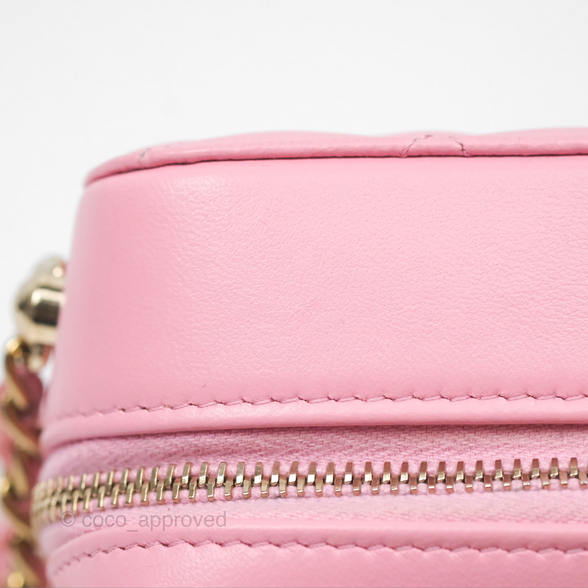 Chanel Quilted Lambskin Camera Bag in Pink with Gold Hardware - Perfect for Everyday Use & Special Occasions