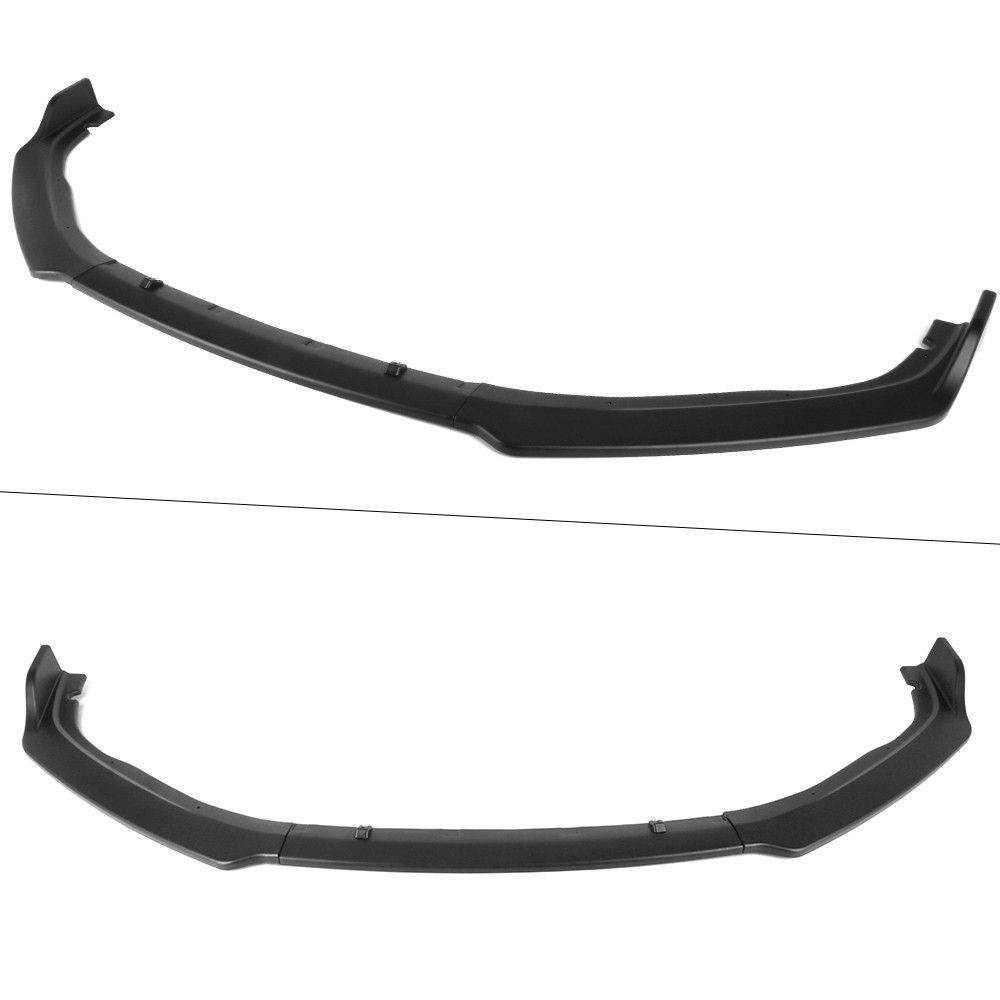 2018-2021 Honda Accord Sedan 4-Door 3-Piece Front Bumper Lip Spoiler - Stylish Car Body Kit for Enhanced Aerodynamics & Sporty Look - Perfect for Street Racing & Car Shows