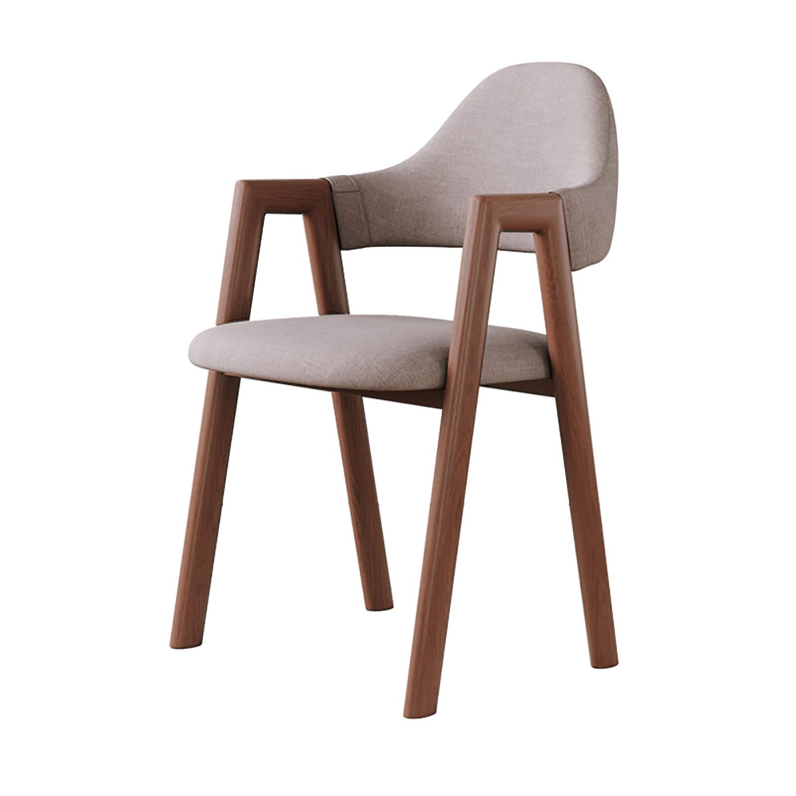 Modern Minimalist Dining Chair - Ergonomic Study Desk Chair with Removable Fabric Cover for Bedroom, Office & Makeup Station | Comfortable Computer Stool for Students & Home Use