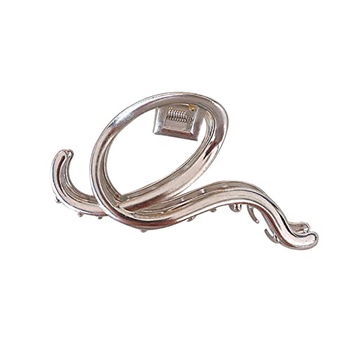 Vintage Hollow Out Metal Hair Claw Clips for Women - Geometric Crab Hair Clamps with Bowknot Design, Large Hair Styling Accessories for Women & Girls | Perfect for Parties, Weddings, and Everyday Fashion
