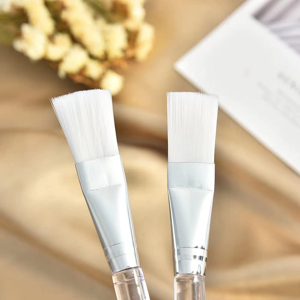 Soft Round Powder Puff & Plastic Face Brush Set with Cotton Headband - 3-Piece Makeup Brush Kit for Blush, Foundation & Body Application | Perfect for Daily Makeup & Professional Salon Use