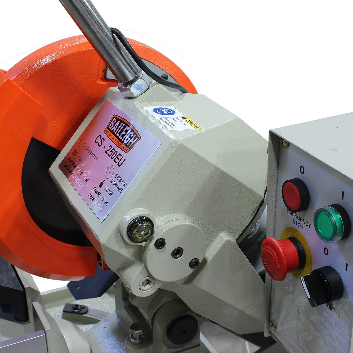 Baileigh Industrial BA9 1002426 CS 250EU Cold Saw - High Precision Metal Cutting Machine for Workshop & Industrial Use