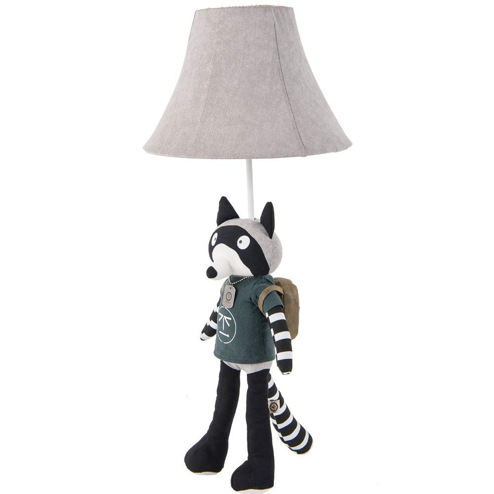 Fox Shape Animal Bedside Table Lamp - Dimming Switch Night Light for Kids Room, Girl Bedroom, Living Room Decor, Thanksgiving Gift, Cute Floor Lamp for Cozy Reading Nook & Relaxation Space