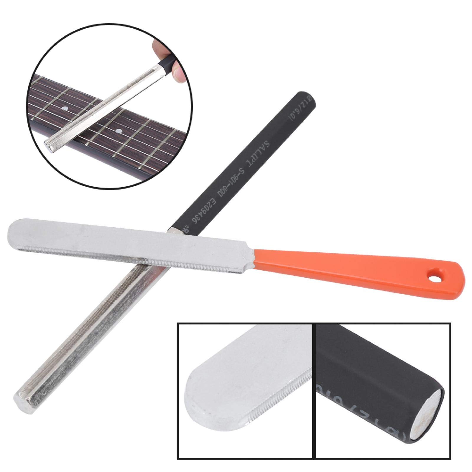 Premium Stainless Steel Guitar Fret File - Professional Fret Dressing & Trimming Tool for Electric & Acoustic Guitars - Perfect for Guitar Maintenance, Repair & Setup at Home or Studio