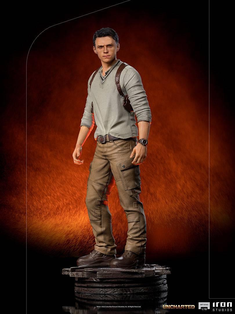 Iron Studios Uncharted Nathan Drake BDS Art Scale Statue 1/10 - Highly Detailed Collectible Figure for Movie Fans & Gamers - Perfect for Display in Home, Office, or Gaming Room