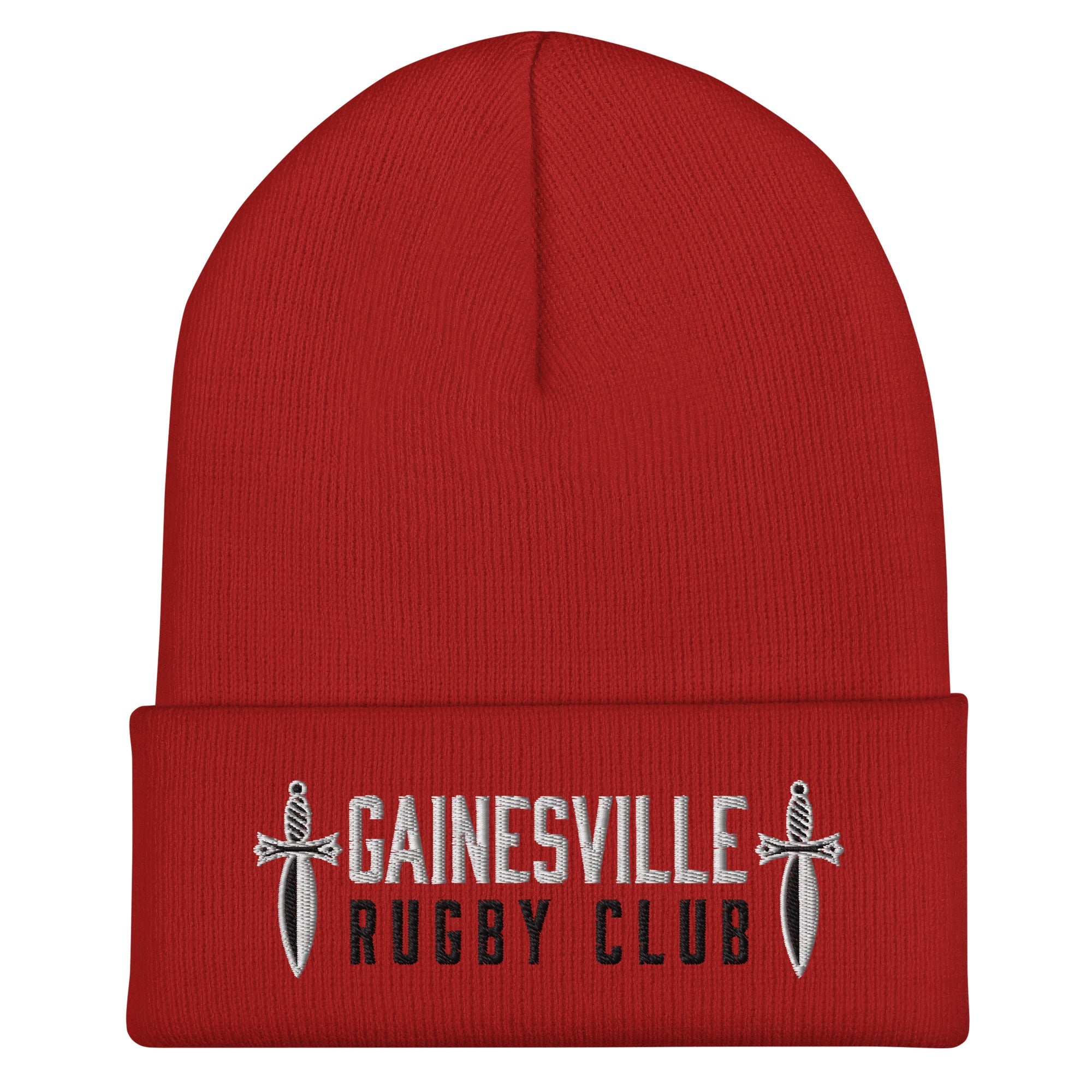 Gainesville Spartans RFC Cuffed Beanie - Warm Winter Knit Hat for Men & Women - Perfect for Rugby Fans, Outdoor Sports, and Cold Weather Activities