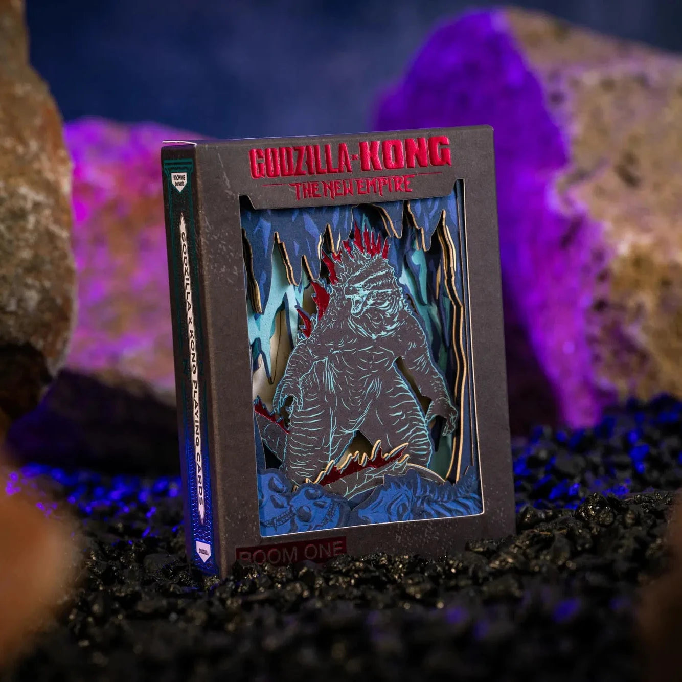 Premium Godzilla Playing Cards - Gold Gilded Deck for Collectors, Poker, Magic Tricks & Game Nights