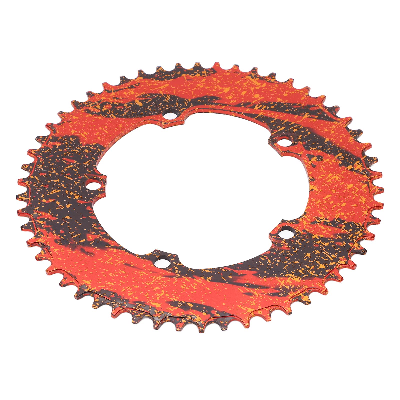 Topiky BCD130 Heavy Duty Bike Chain - Positive Negative Teeth Design, Multicolor Anode, Reduces Chain Drop for Road Bikes | Perfect for Mountain Biking, Commuting & Performance Cycling