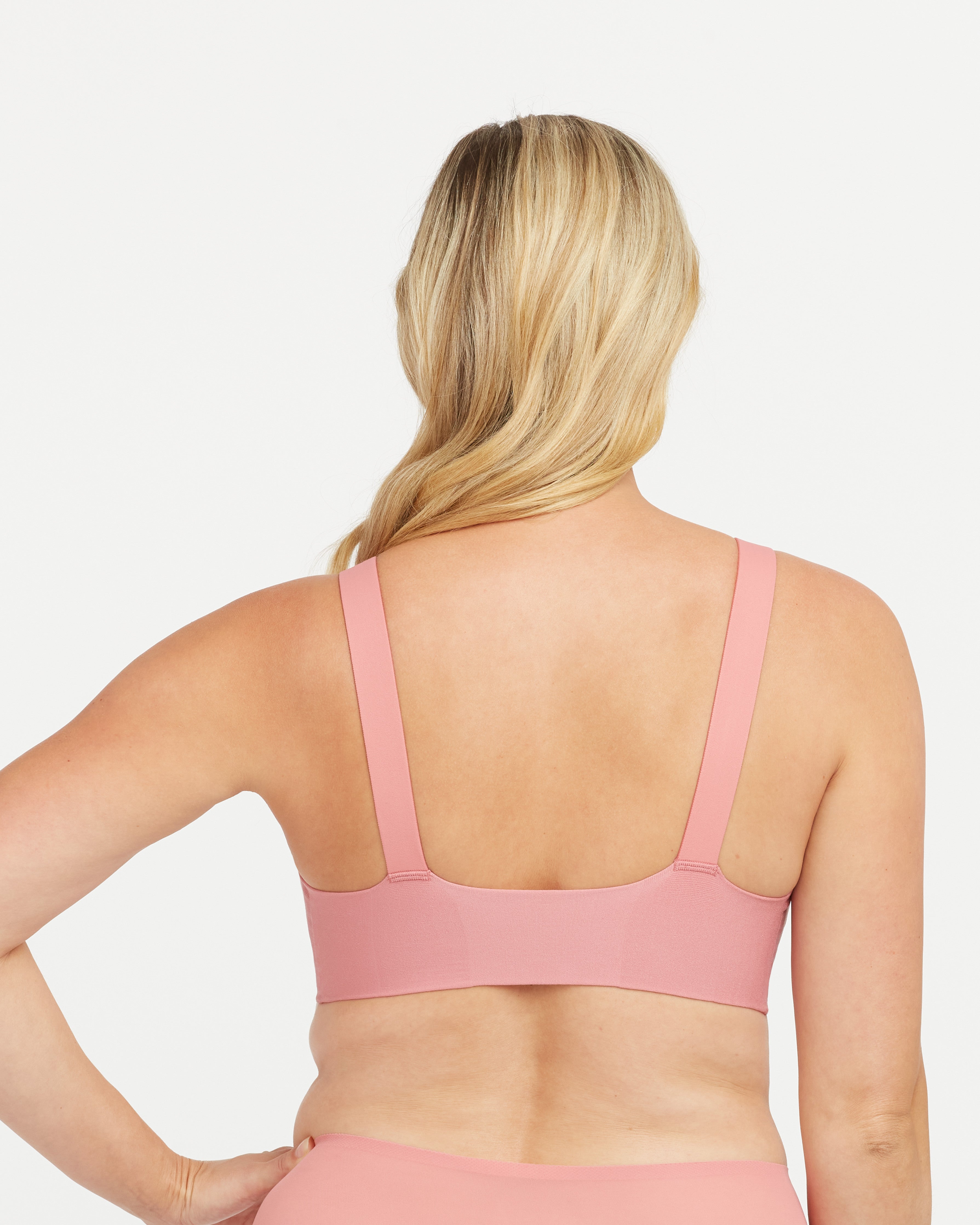 SPANX Smooth Comfort Lightly Lined Bralette - Wireless Support for Everyday Wear, Yoga & Lounge