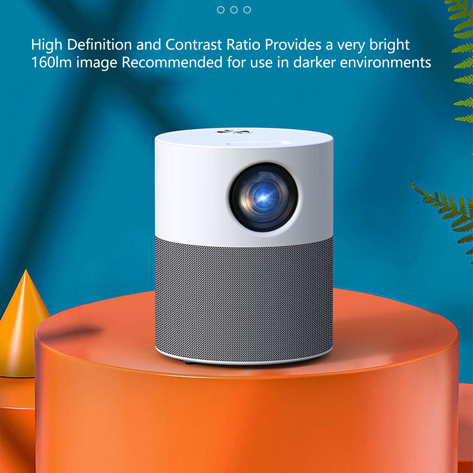 RajoNN Portable Bluetooth Projector with HD 250
