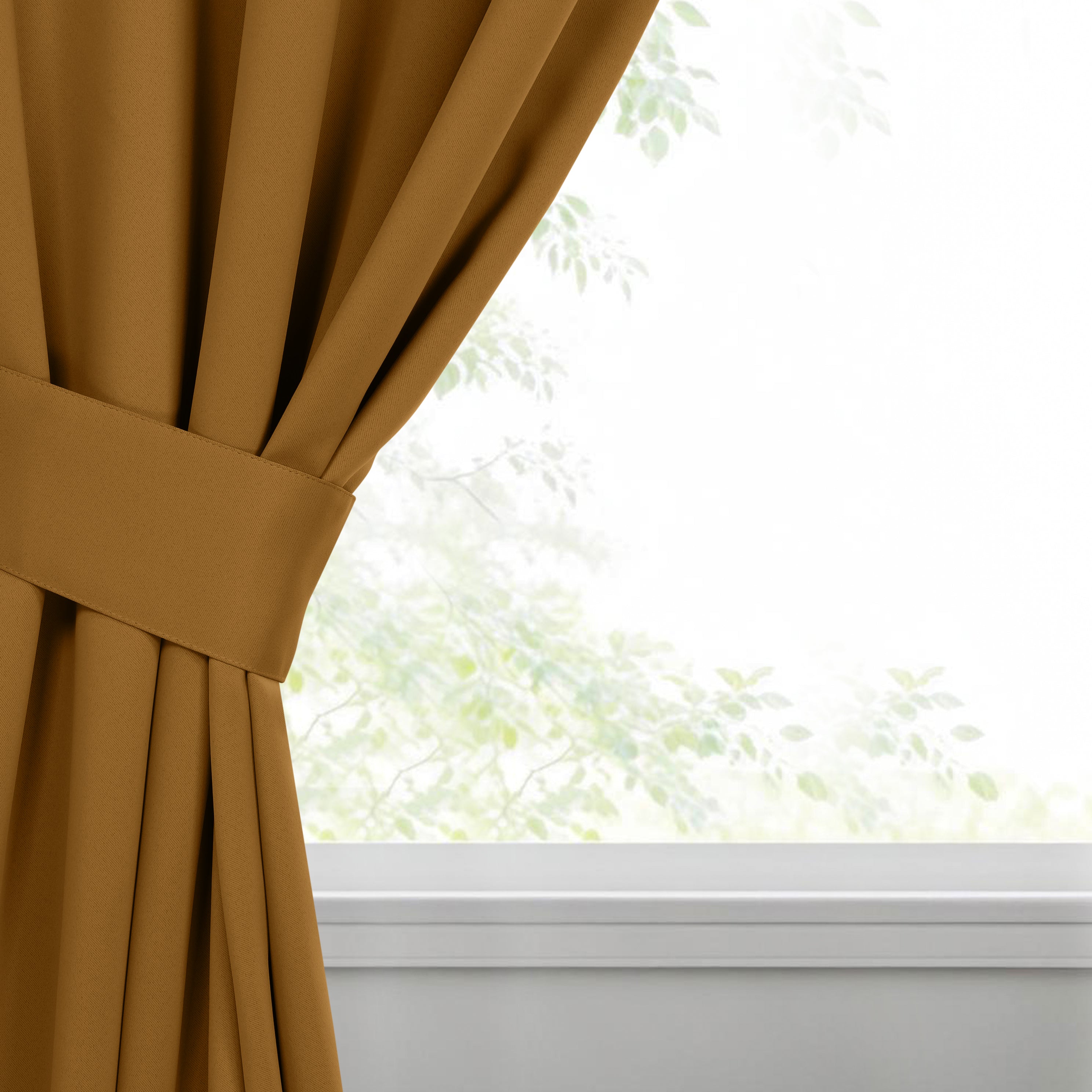 Premium Blackout Curtains Set of 2 - 100% Room Darkening, Machine Washable & Noise Reducing for Bedroom, Nursery & Home Theater