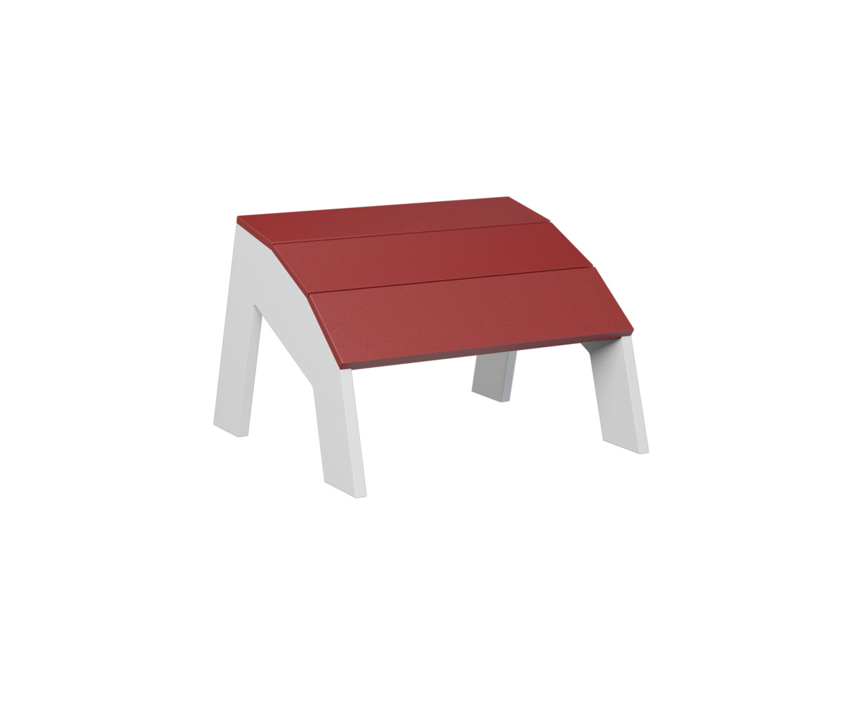 Berlin Gardens Nordic Adirondack Footstool - Outdoor Patio Furniture, Solid Wood Footrest for Garden, Deck & Poolside Relaxation
