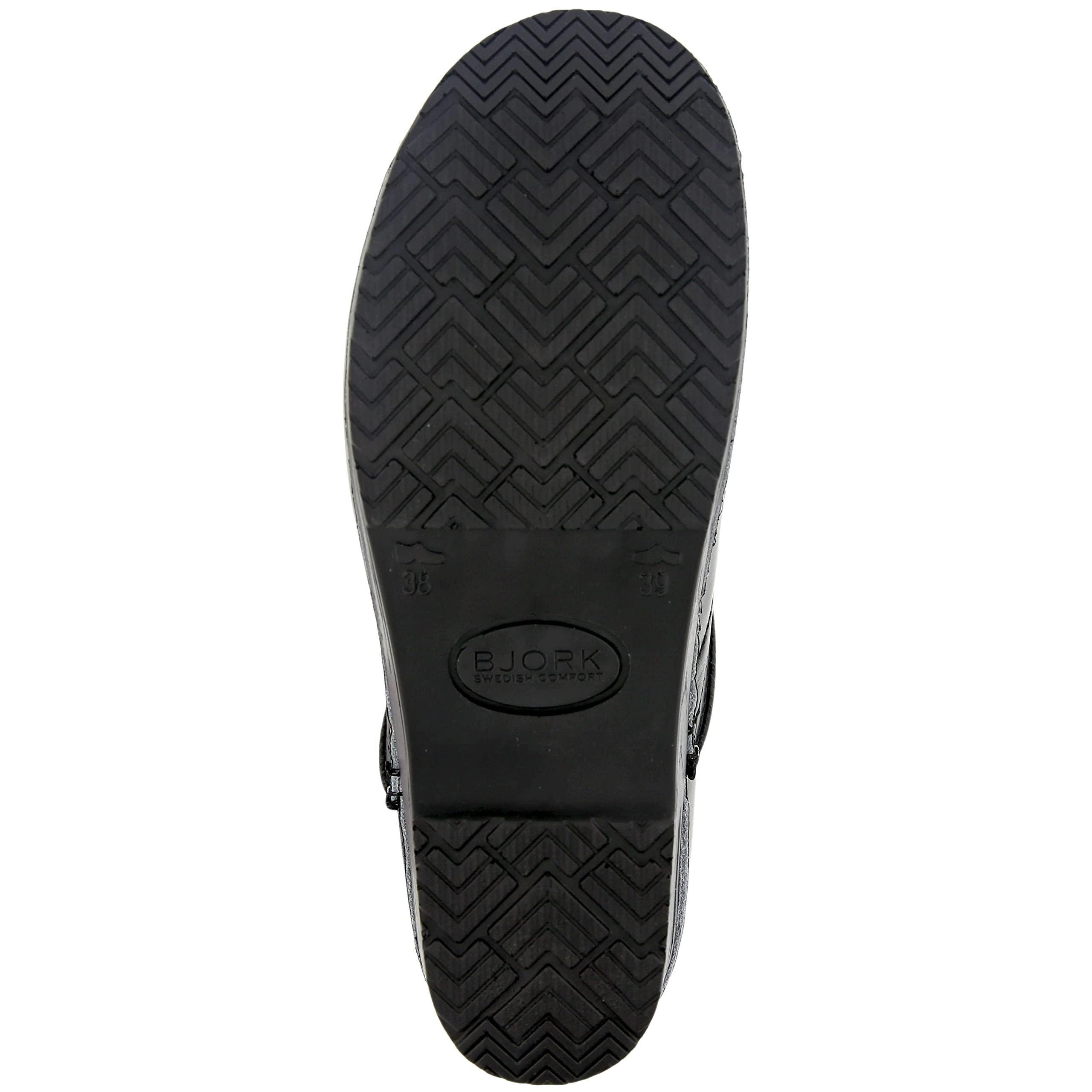 Bjork Women's PU Open Back Leather Clogs - Comfortable Slip-On Shoes for Casual Wear, Home & Office Use