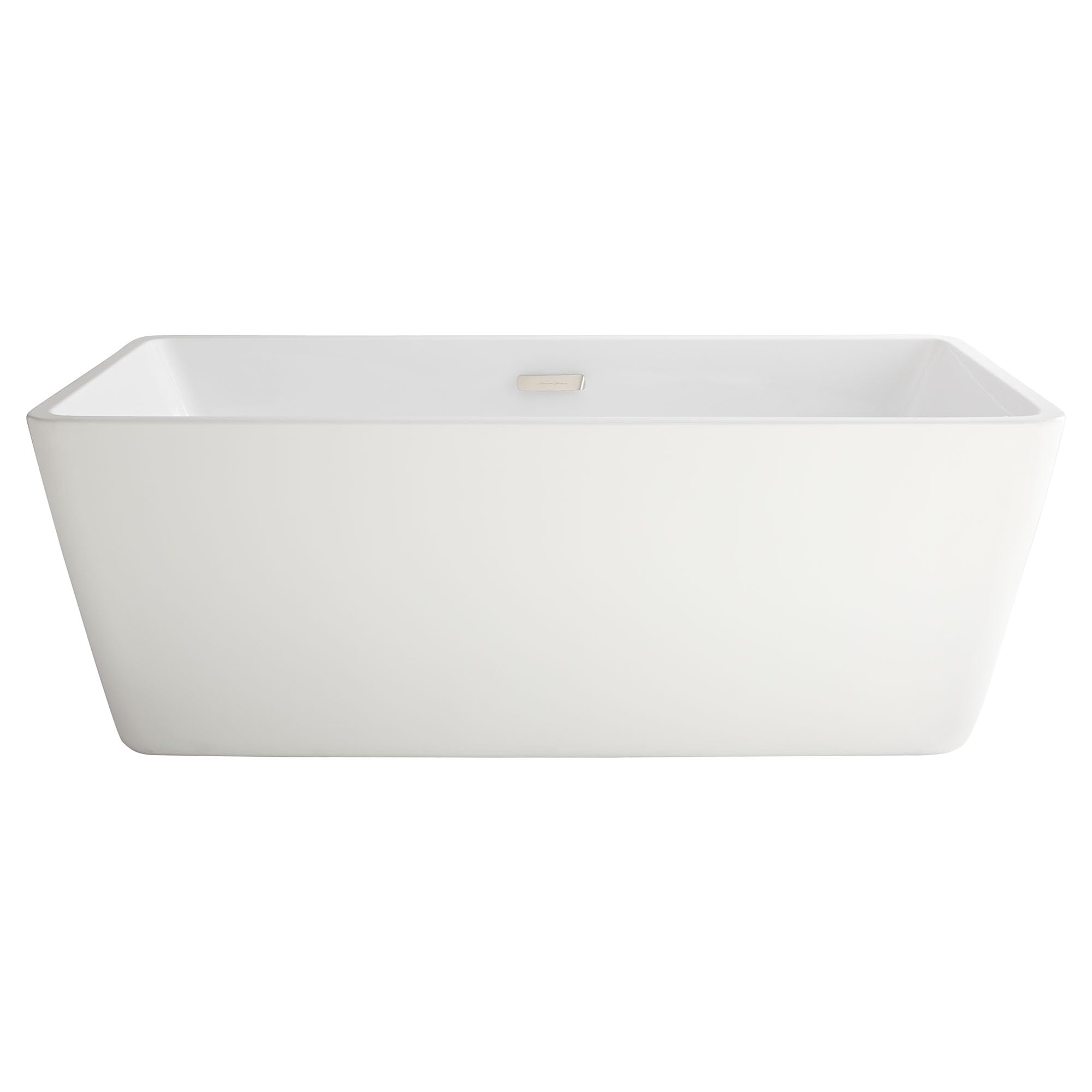 American Standard 1680100.295 Freestanding Bathtub Overflow Cover and Drain Kit in Brushed Nickel Finish - Perfect for Bathroom Renovations and Modern Home Upgrades