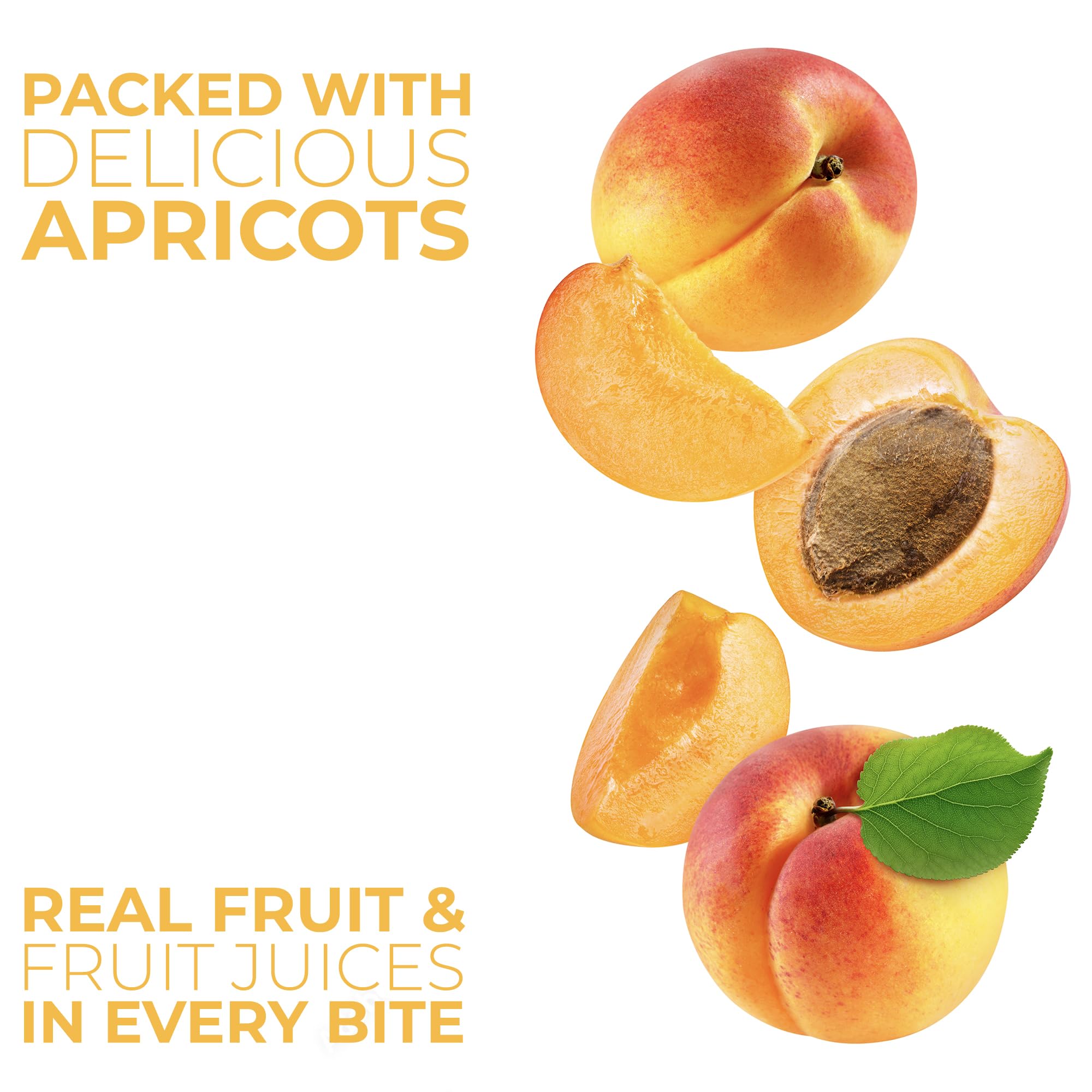 Betty Lou's Gluten Free Vegan Fruit Bars Bundle - Apricot & Blueberry Flavors, Non-GMO Healthy Snacks, 24 Individually Wrapped 2oz Bars for On-the-Go, Hiking, Lunch Box & Office Snacking