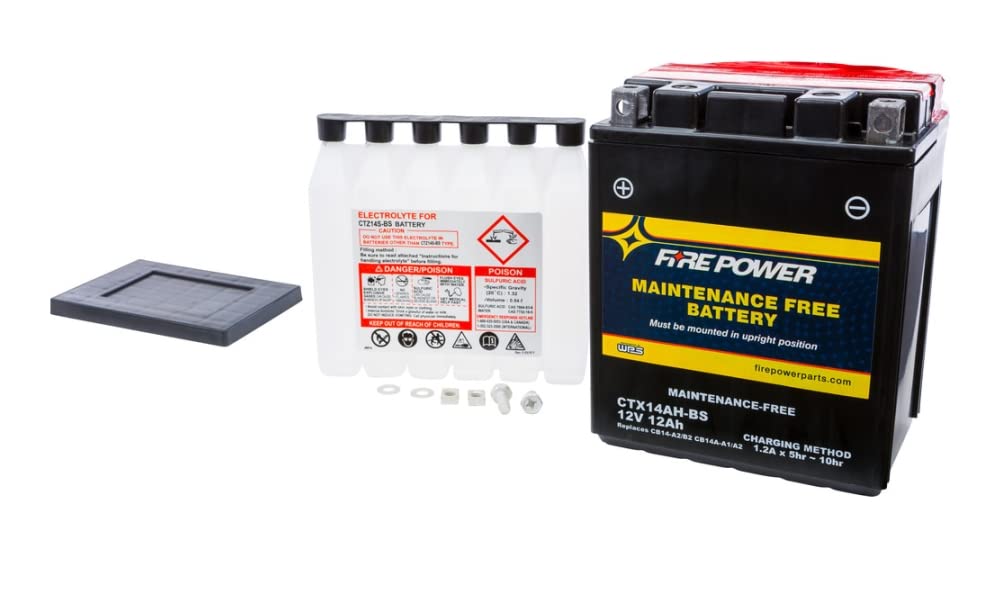 WPS Western Power Sports Sealed Battery - High Performance Powersports Battery for ATV, UTV, Motorcycle & Snowmobile - Perfect for Off-Road Adventures & Extreme Weather Conditions