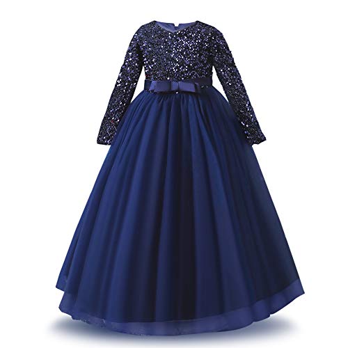 Navy Blue-sequins