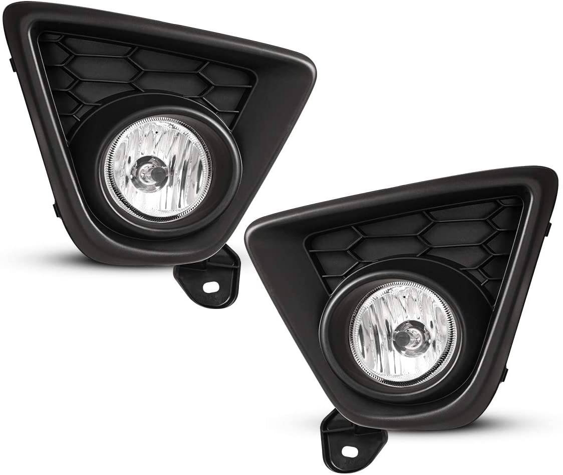 2013-2016 Mazda CX-5 OEM Style Fog Lights Kit - Durable Replacement Fog Lamps for Mazda CX5 Sedan - Perfect for Night Driving and Bad Weather Conditions