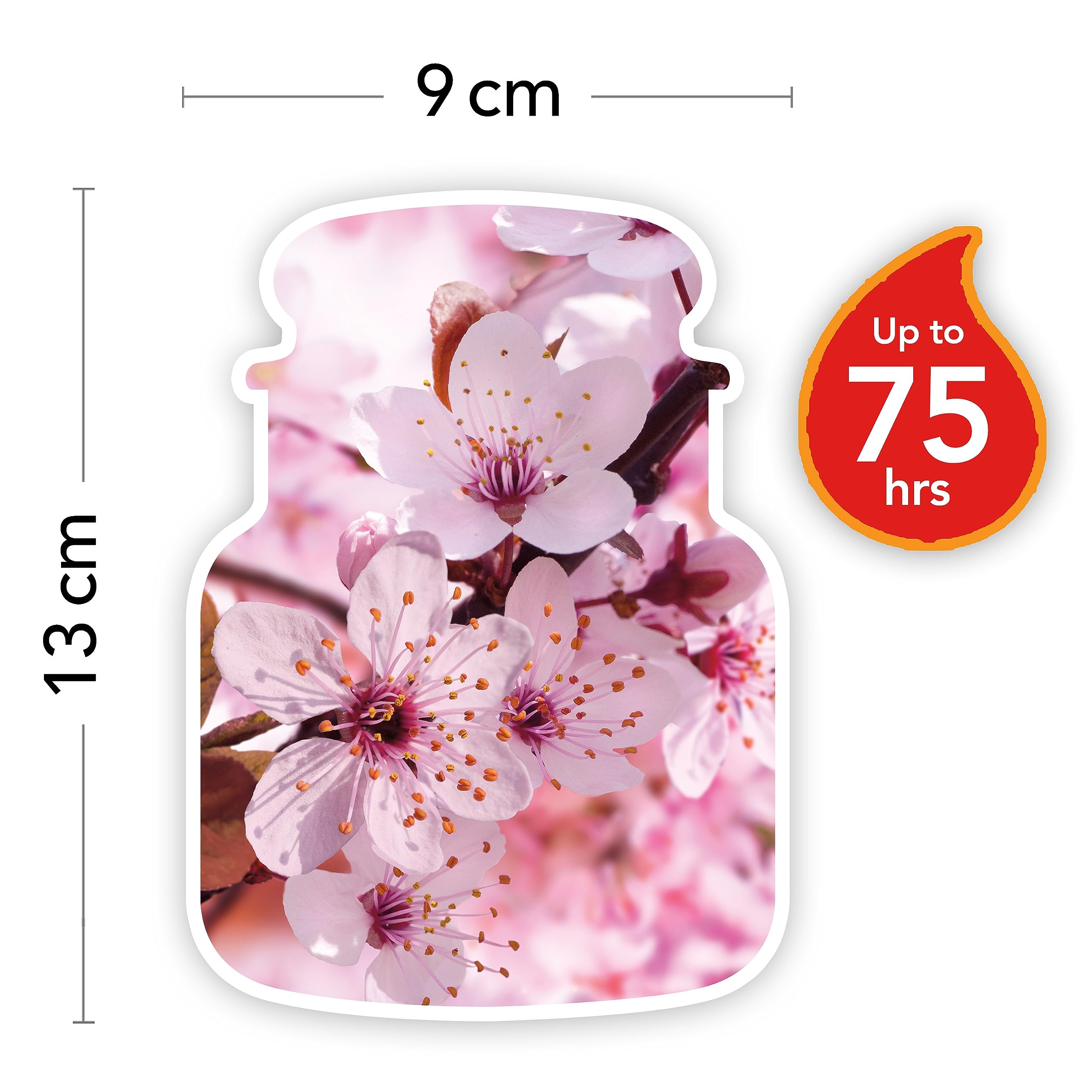 Yankee Candle Cherry Blossom Scented Jar Candle - Medium Size 14.5oz, Pink Floral Home Fragrance for Relaxation, Romantic Ambiance & Gift Giving