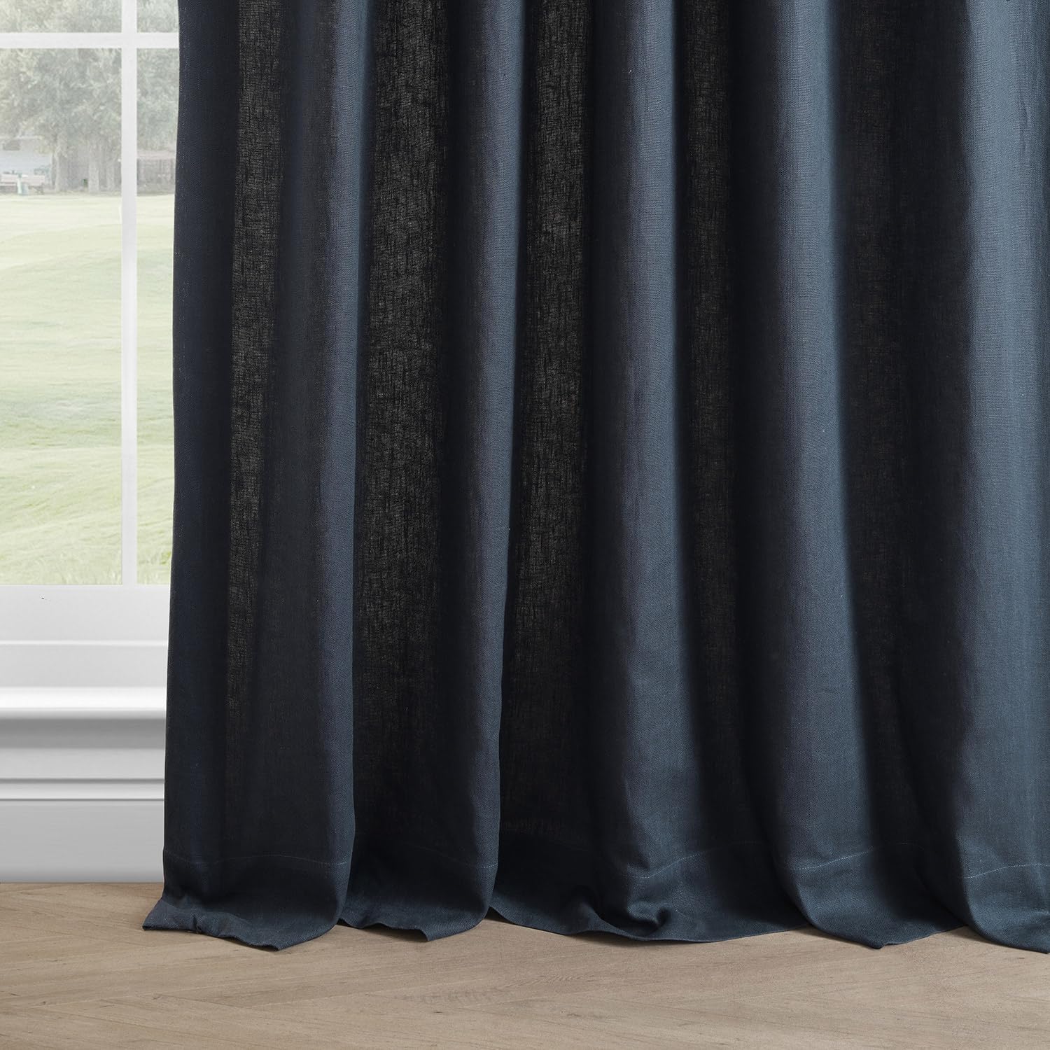 Premium French Linen Blackout Curtains 108