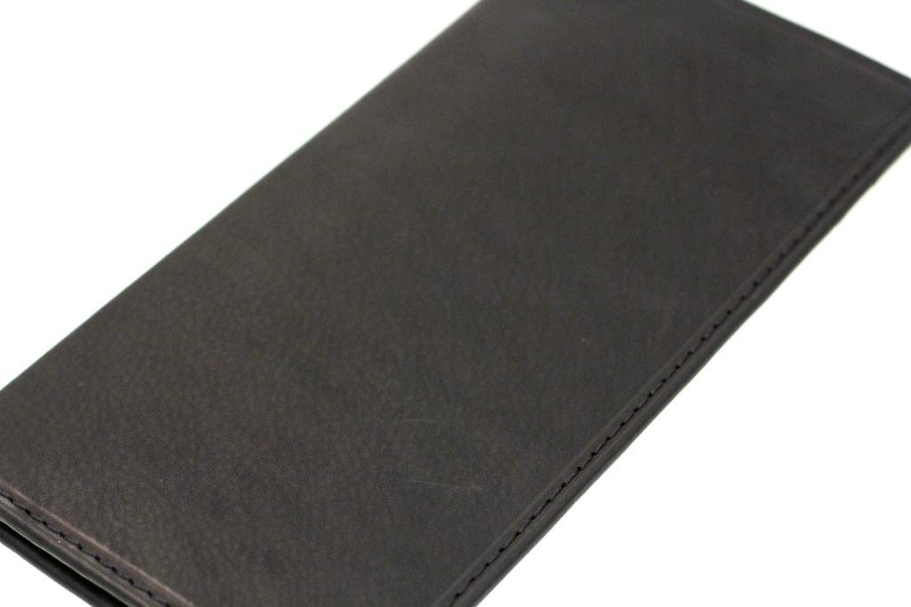 Paul & Taylor Genuine Black Leather Checkbook Cover - Bifold Wallet for Men & Women - Perfect for Business, Travel & Everyday Use