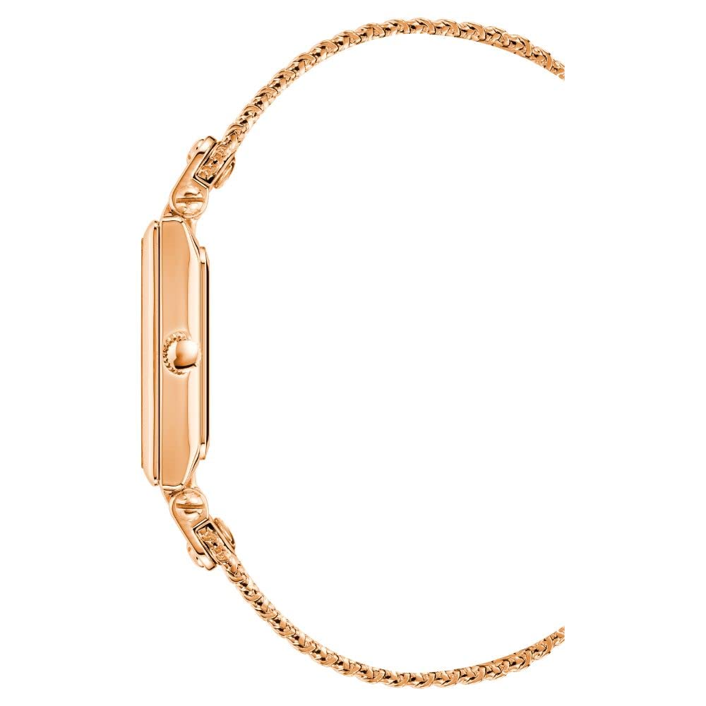 Anne Klein Women's Elegant Mesh Bracelet Watch - Gold-Tone Stainless Steel, Water Resistant, Perfect for Office, Party & Everyday Wear