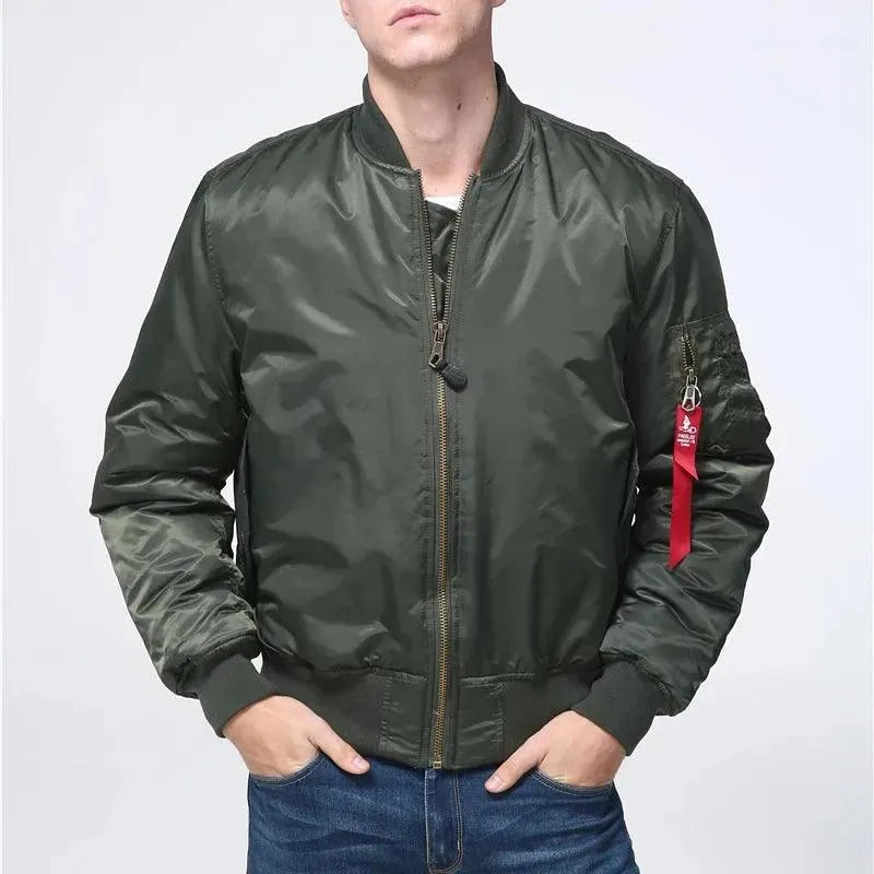 Men's Military Tactical Flight Bomber Jacket - Waterproof Windproof Outdoor Jacket for Hiking, Camping & Airsoft | Cold Weather Aviator Style Coat