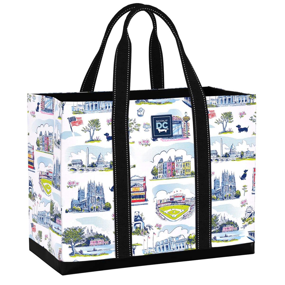 Scout Original Deano Large Utility Tote Bag - Durable Open Top Beach, Pool, Work & Shopping Tote for Women & Men - Perfect for Groceries, Picnics, Gym & Travel Accessories